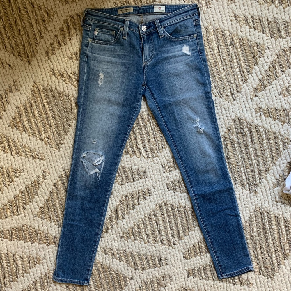 AG distressed jeans